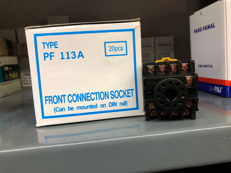 سوکت ۱۱ پایه گرد PF113A