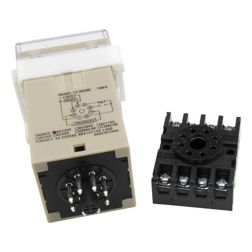 تایمر دیجیتال ۸ پایه مدل DH48S-1Z (نمایشگر تک ردیف)