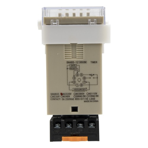 تایمر دیجیتال ۸ پایه مدل DH48S-1Z (نمایشگر تک ردیف)